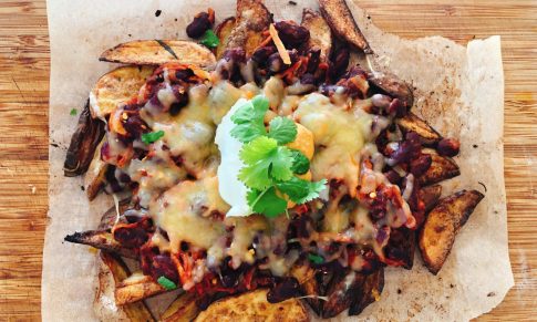 Vegetarian Loaded Mexican Wedges