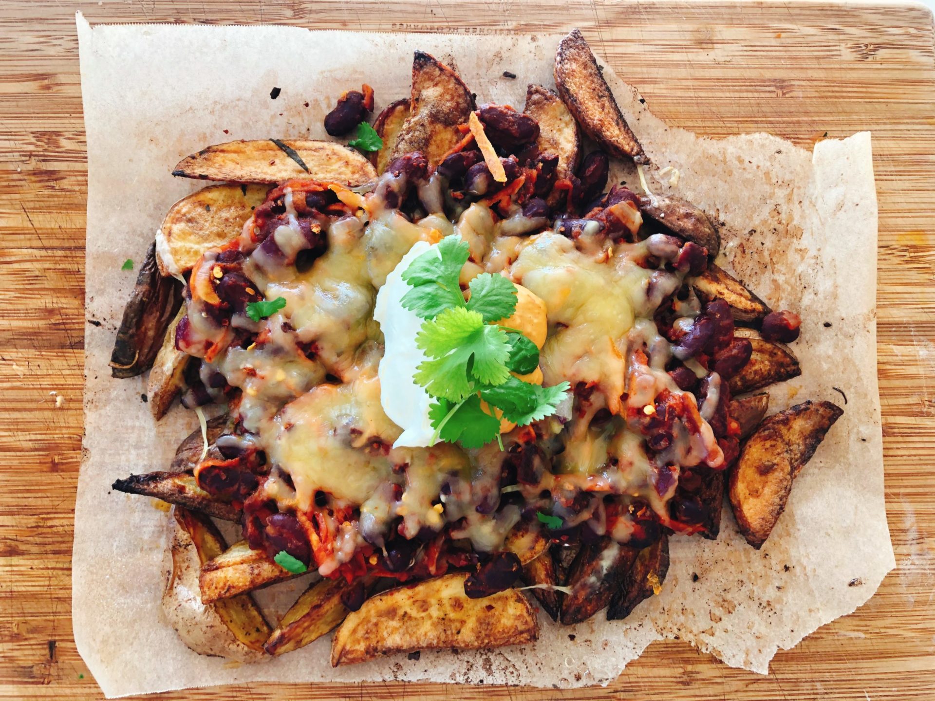 Vegetarian Loaded Mexican Wedges Recipe