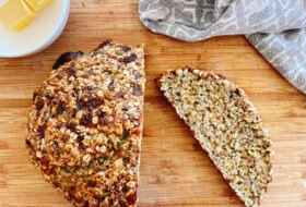 High Protein Seed, Oat and Cottage Cheese Loaf