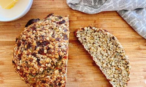 High Protein Seed, Oat and Cottage Cheese Loaf