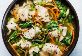 Asian Dumpling Soup